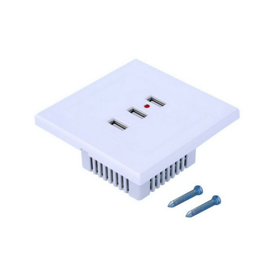 3 Port USB Smart Power Charger Sockets 220V To 5V For Cell Phone/PC